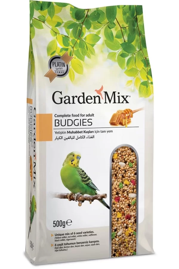 Garden Mix Super Premium Ballı Muhabbet Kuşu Yemi 500 gr