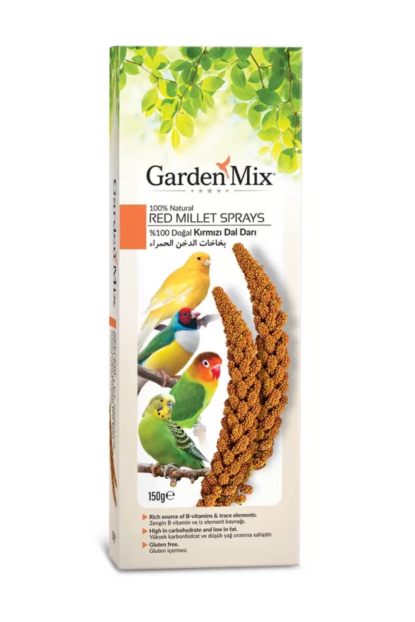Gardenmix Platin Kırmızı Dal Darı 150 gr