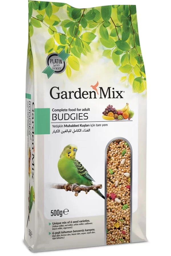 Gardenmix Platin Seri Vitaminli Meyveli Muhabbet Kuşu Yemi 500 gr