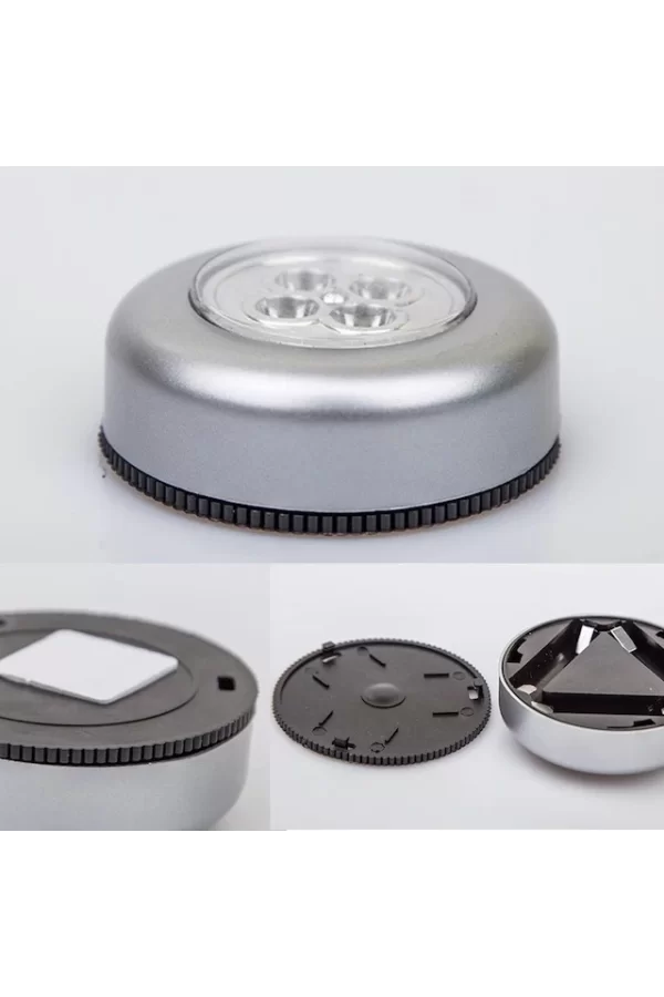 Gardrop - Çekmece - Dolap Köşe Aydınlatıcı Kablosuz  Pilli Led Spot Mutfak Lamba Stick