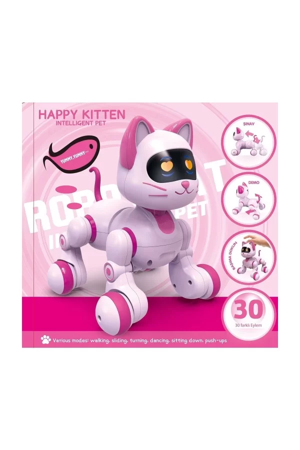 Gaw-6602 Uzaktan Kumandalı İnteraktif Şarjlı Akıllı Kedi