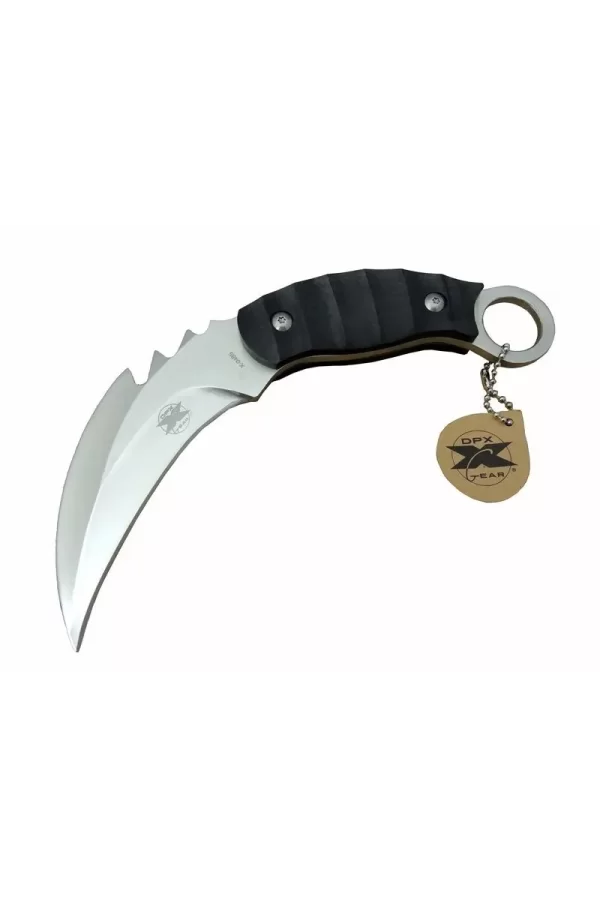 Gear Kargo X 0485 Tırtıklı Karambit Outdoor Bıçak 20 Cm - Kılıflı