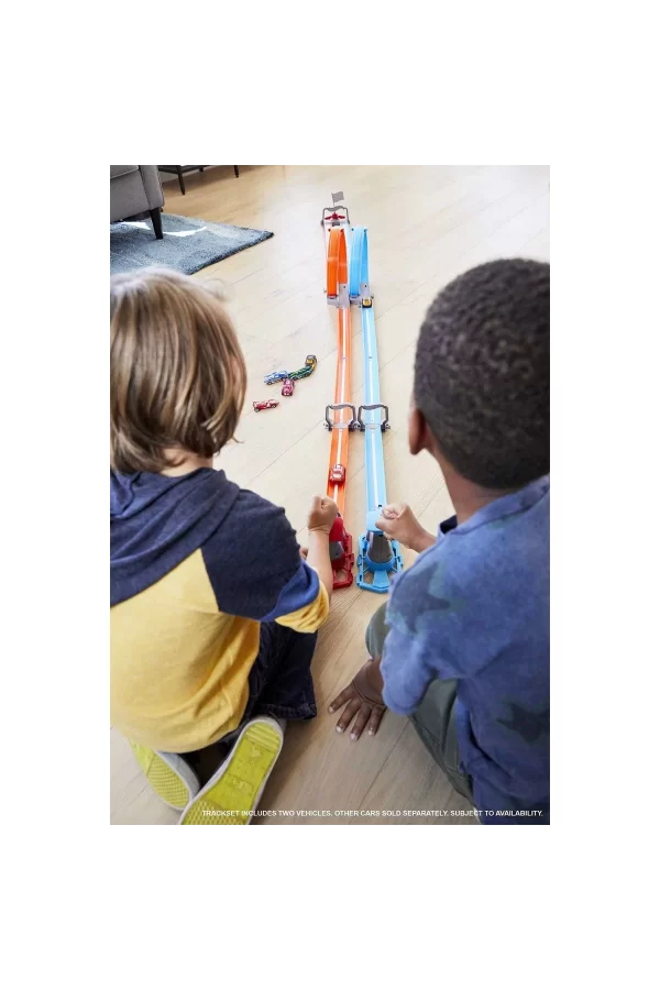 Gfh85 Hot Wheels Çift Çemberde Depar Pist Seti