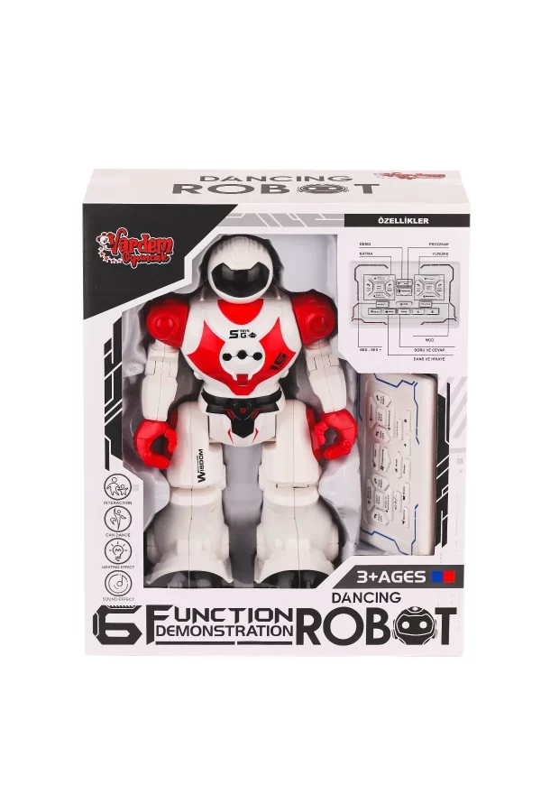 Gge-606-29 Kumandalı Işıklı Dansçı İnteraktif Robot -vardem Oyuncak