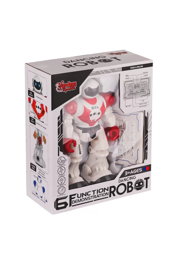 Gge-606-29 Kumandalı Işıklı Dansçı İnteraktif Robot -vardem Oyuncak