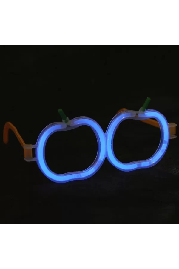 Glow  Elma Gözlük - Glow Partisi Gözlüğü - Glow Stick Gözlük 12 Adet