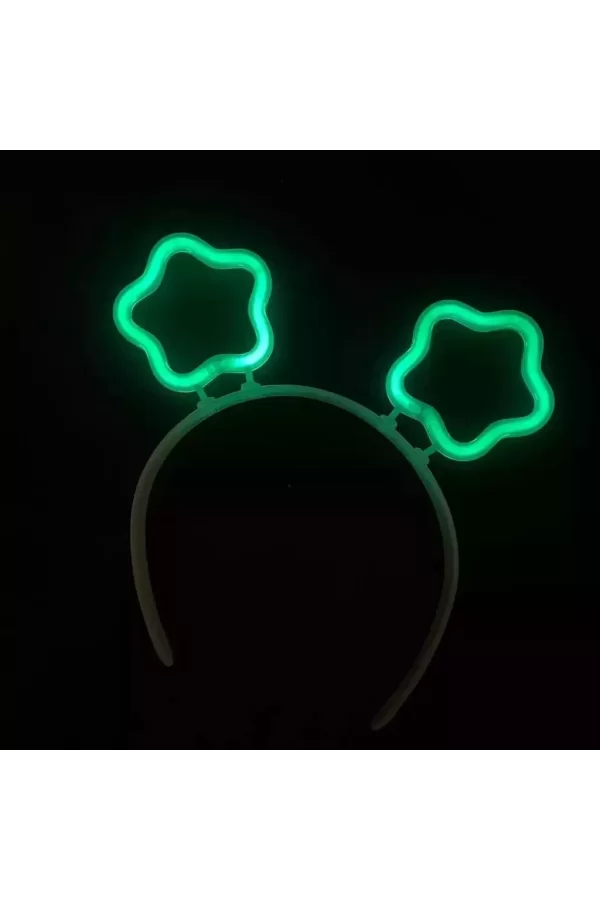 Glow Stick Karanlıkta Yanan Fosforlu Yıldız Taç 12 Adet