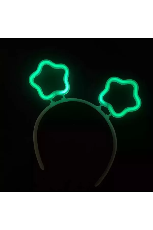 Glow Stick Karanlıkta Yanan Fosforlu Yıldız Taç 12 Adet