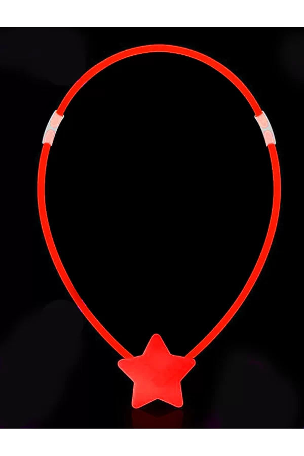 Glow Stick Yıldız Kolye