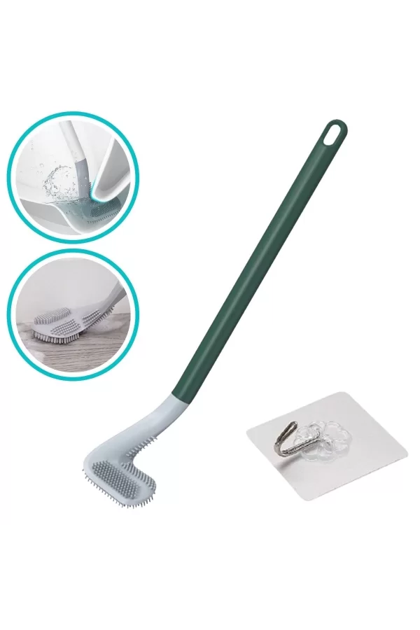 Golf  Sopası Tasarımlı Silikon Wc Klozet Temizleme Fırçası
