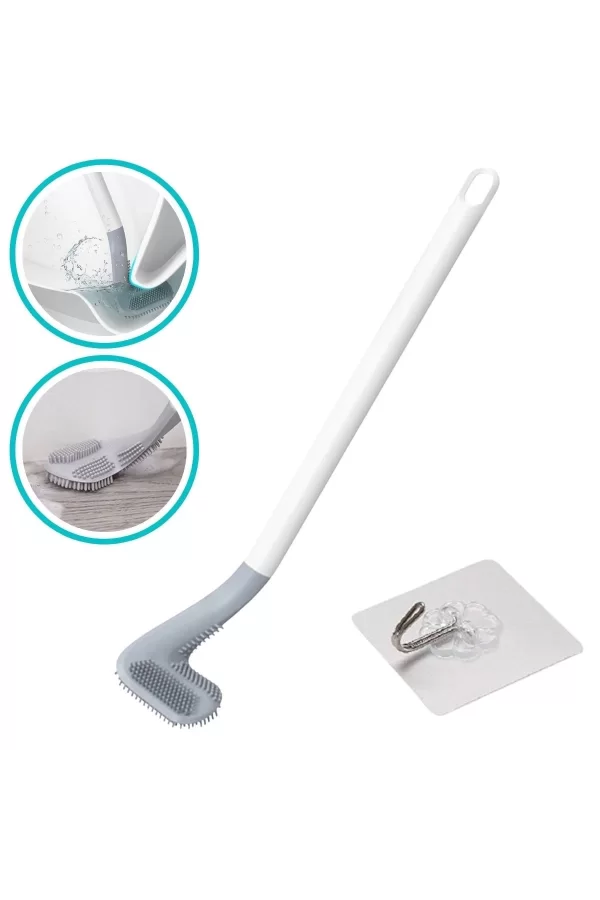Golf  Sopası Tasarımlı Silikon Wc Klozet Temizleme Fırçası