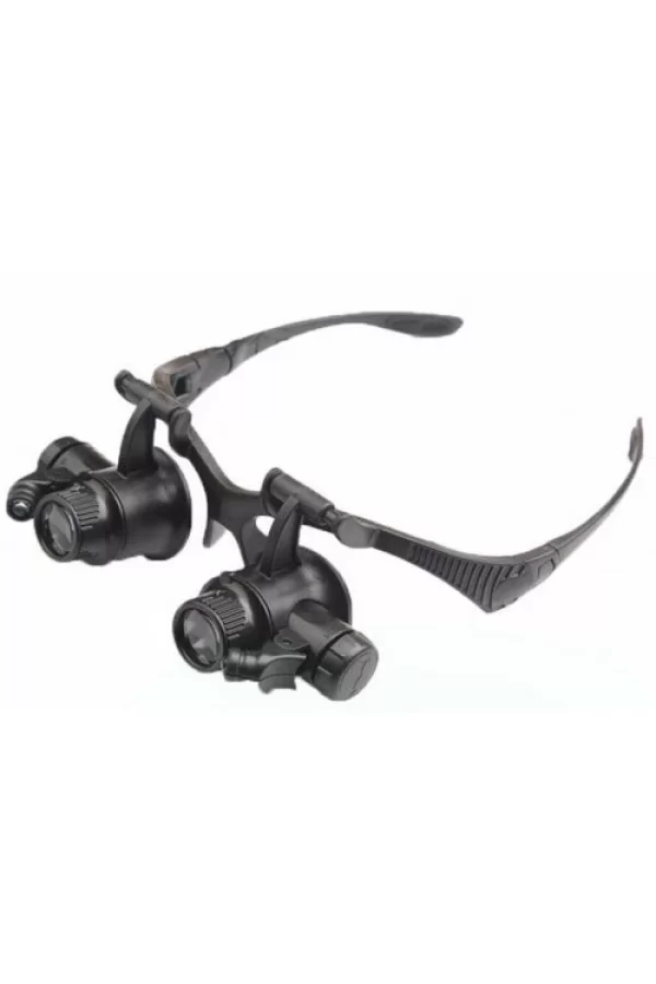 Gözlük Modeli 10x 15x 20x 25x Lens,2led Işıklı,büyüteç