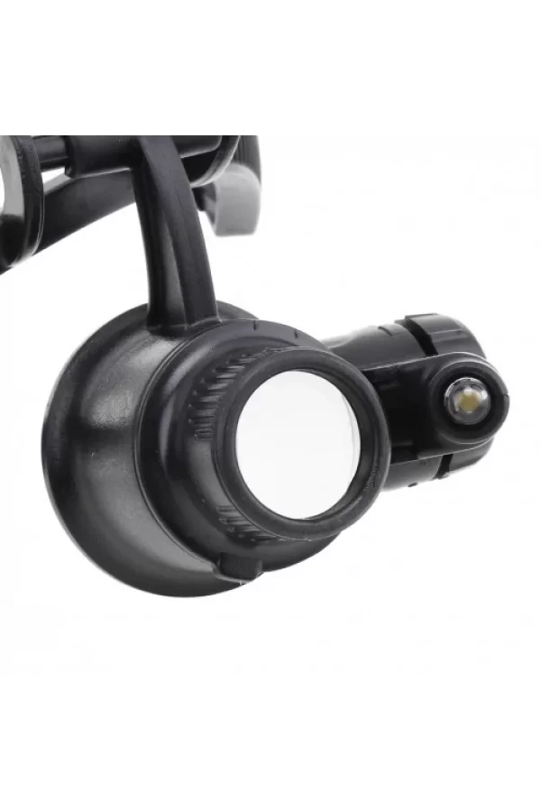 Gözlük Modeli 10x 15x 20x 25x Lens,2led Işıklı,büyüteç