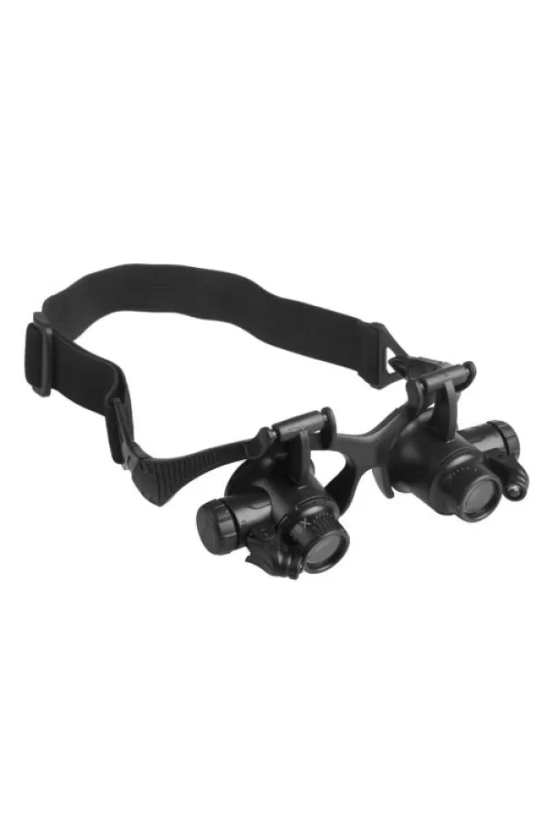 Gözlük Modeli 10x 15x 20x 25x Lens,2led Işıklı,büyüteç