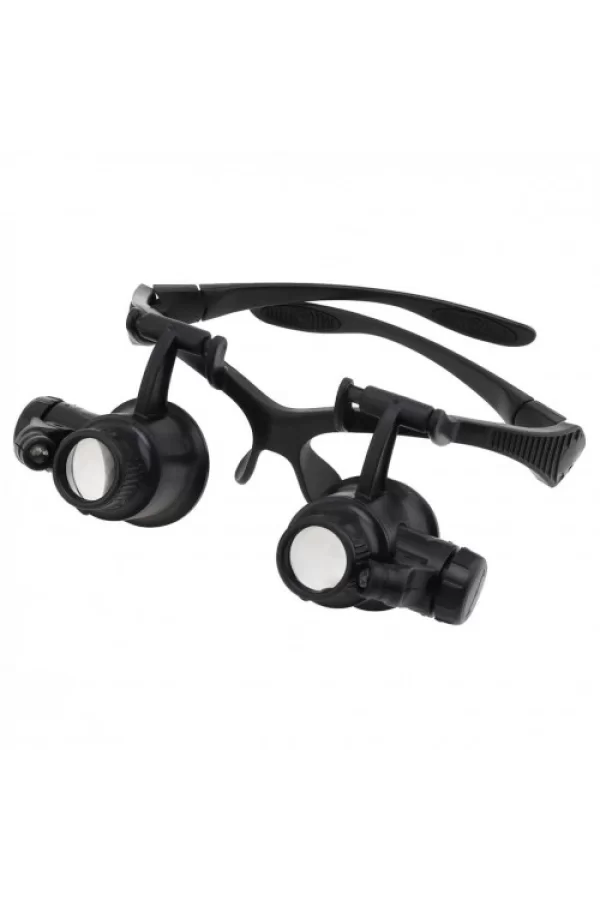 Gözlük Modeli 10x 15x 20x 25x Lens,2led Işıklı,büyüteç