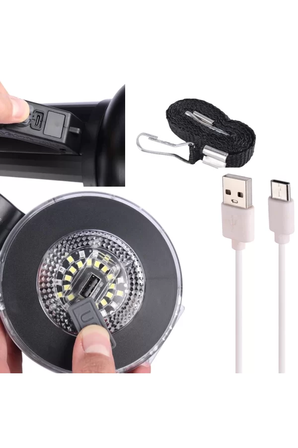 Gt Led Taşınabilir Güneş Solar Ledli Fener  Wt-415