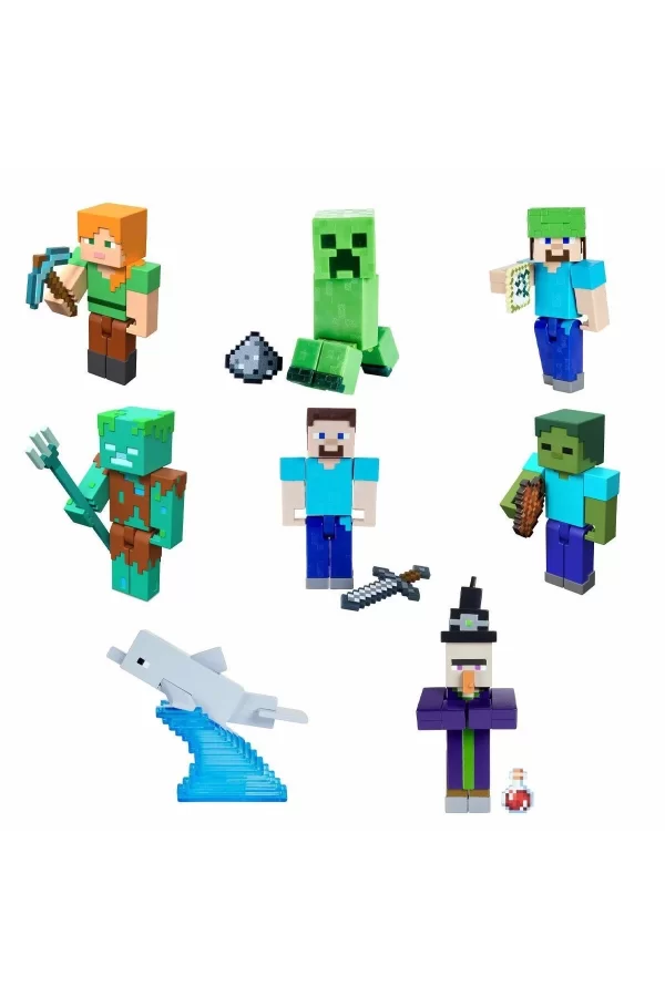 Gtp08 Minecraft Aksesuarlı Figürler