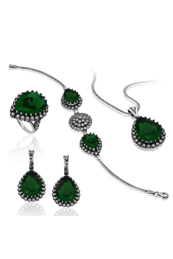 Luz&Pos Gümüş Hürrem Sultan Bayan Set