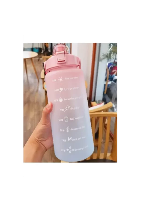 Günlük Motivasyon Su Matarası 2 Litre