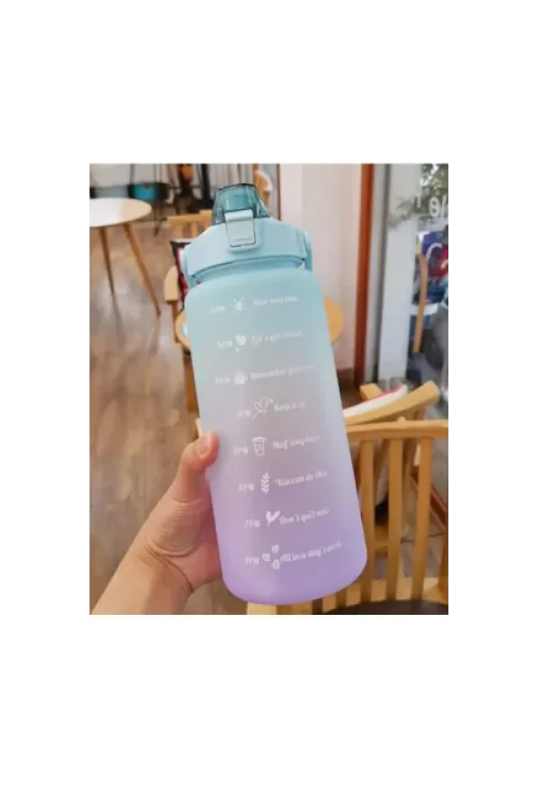 Günlük Motivasyon Su Matarası 2 Litre