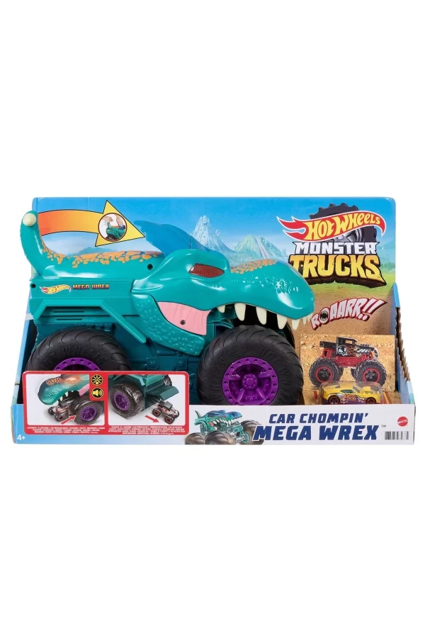 Gyl13 Monster Trucks Araba Yiyen Mega Wrex, Hot Wheels Monster Trucks
