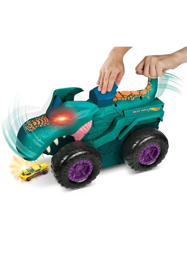 Gyl13 Monster Trucks Araba Yiyen Mega Wrex, Hot Wheels Monster Trucks