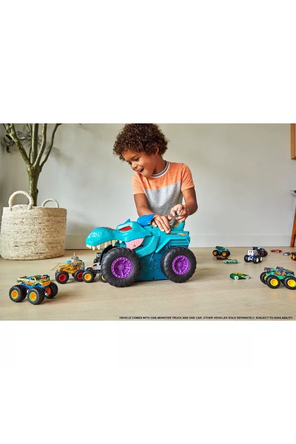 Gyl13 Monster Trucks Araba Yiyen Mega Wrex, Hot Wheels Monster Trucks