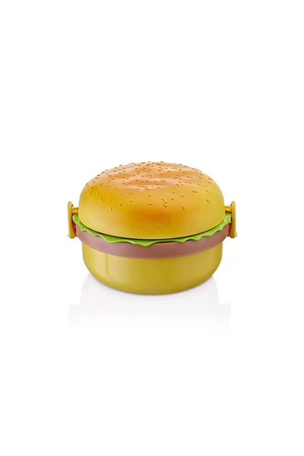Hamburger Görünümlü Beslenme Ve Saklama Kabı