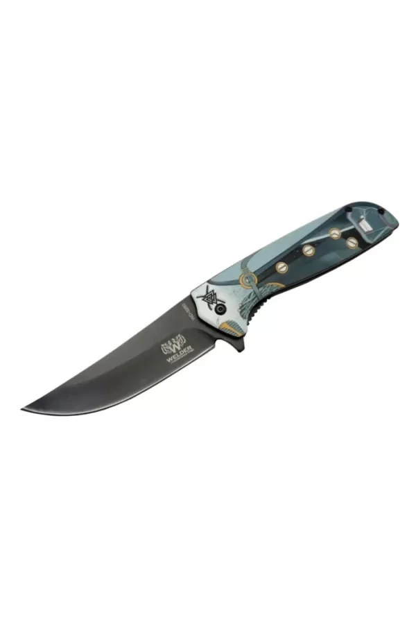 Hançer Çakı 22 Cm Yarı Otomatik , Kemerlikli