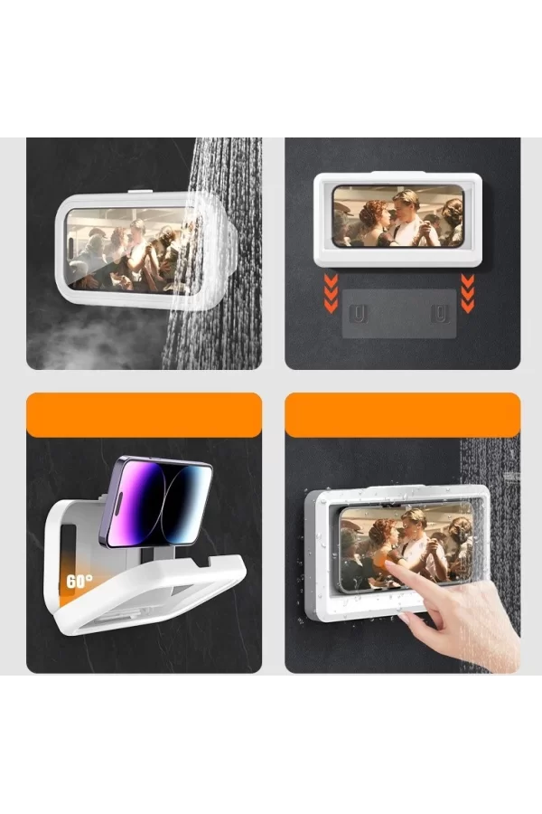 Hareketli Su Geçirmez Telefon Tutucu Stand