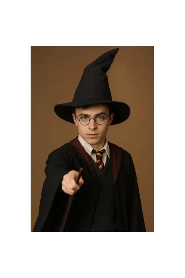 Harry Potter Seçmen Şapkası Siyah Renk