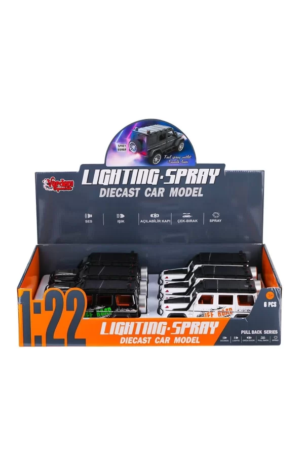 Hcl-801pa Sesli Işıklı Buharlı Off Road Jeep 1:22 -vardem Oyuncak