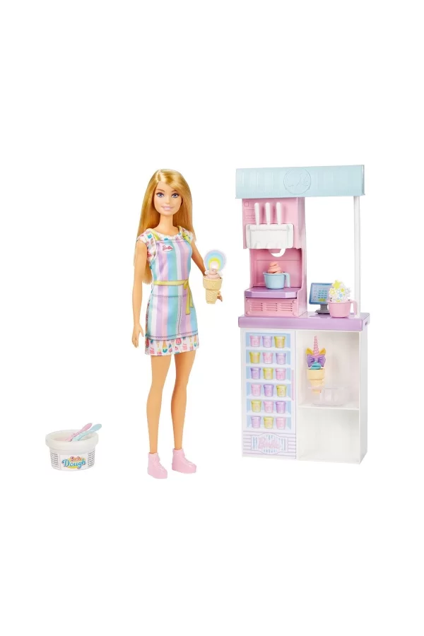 Hcn46 Barbie Dondurma Dükkanı Oyun Seti, Barbie Ben Büyüyünce