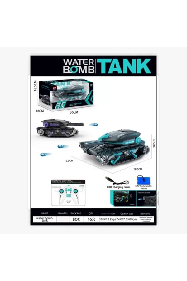 Hd5011 2 4g Su Atan Tank -gepettoys