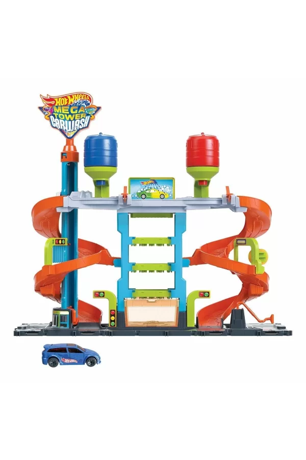 Hdp05 Hot Wheels Mega Araba Yıkama Kulesi
