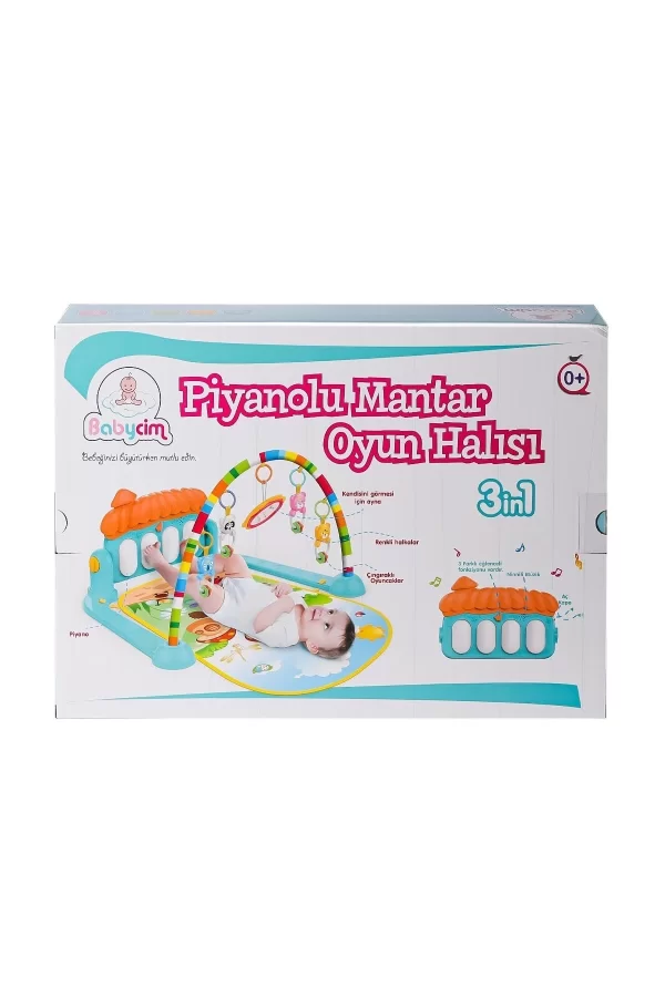 He0639 Babycim Mantar Piyaonolu Halı