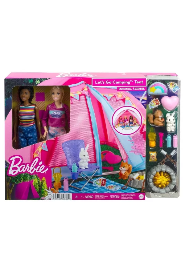 Hgc18 Barbie Malibu Ve Brooklyn Kampta Oyun Seti