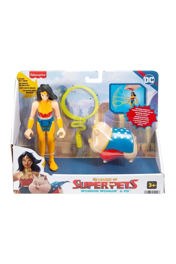 Hgl01 Imaginext Dc League Of Super Pets -  Kahramanlar Ve Hayvanlar