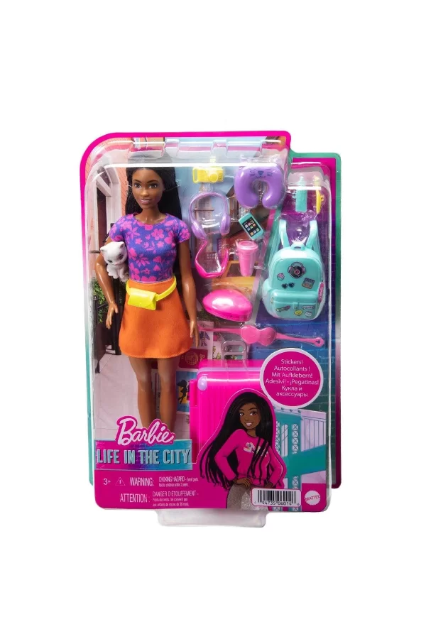 Hgx55 Barbie Brooklyn Seyahatte Bebeği Ve Aksesuarları