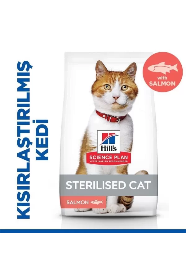 Hill's Sterilised Kısırlaştırılmış Somonlu Kedi Maması 1,5 Kg