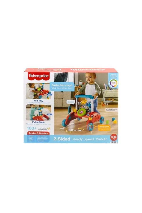 Hjp48 Fisher-price İlk Arabam Çift Yönlü Yürüteç