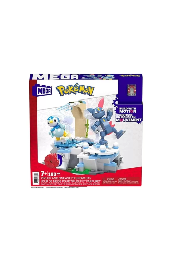 Hkt20 Mega™ Pokémon™ Piplup Ve Sneasel Kış Macerası Seti 183 Parça + 7 Yaş