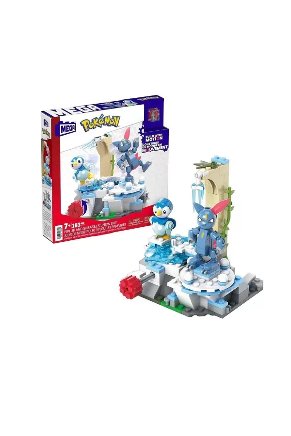 Hkt20 Mega™ Pokémon™ Piplup Ve Sneasel Kış Macerası Seti 183 Parça + 7 Yaş