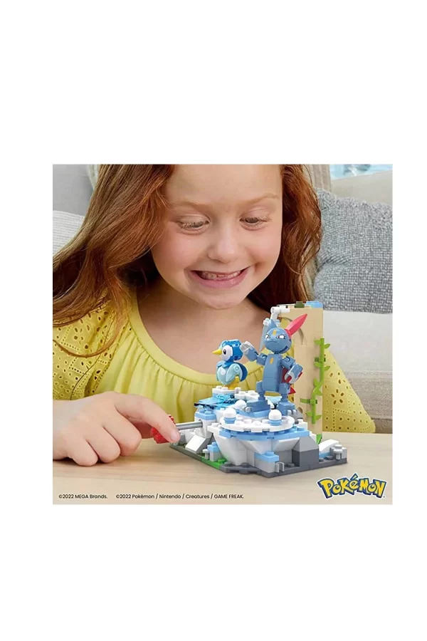 Hkt20 Mega™ Pokémon™ Piplup Ve Sneasel Kış Macerası Seti 183 Parça + 7 Yaş