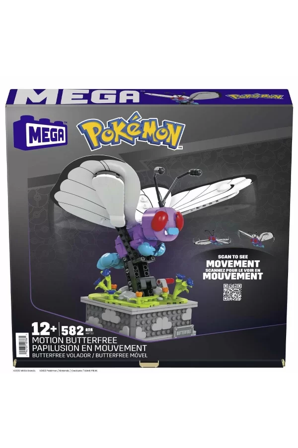Hkt22 Mega™ Pokémon™ Motion Butterfree 582 Parça +12 Yaş