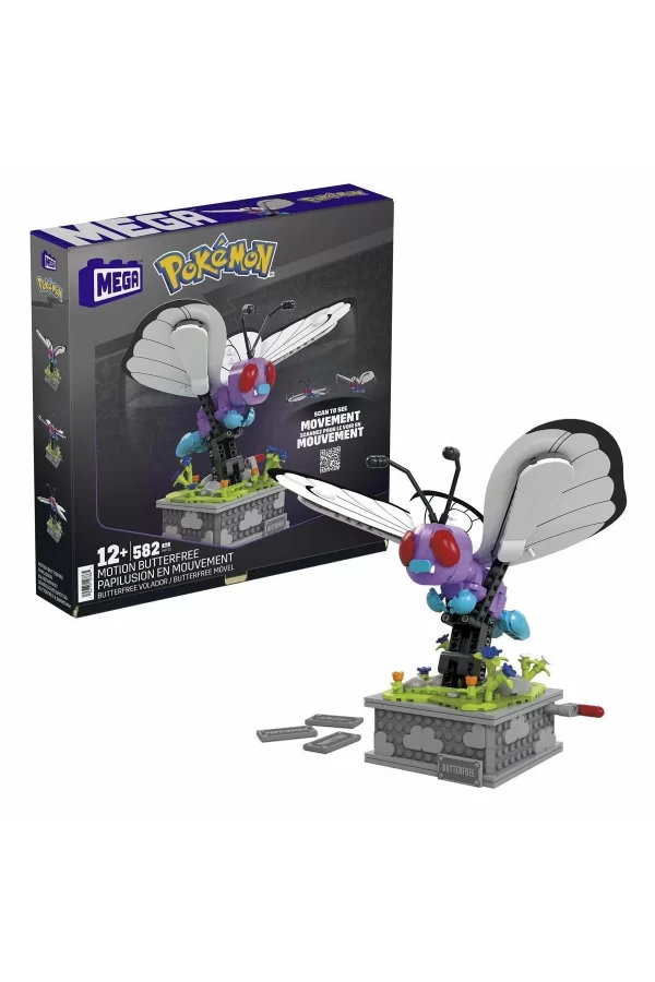 Hkt22 Mega™ Pokémon™ Motion Butterfree 582 Parça +12 Yaş