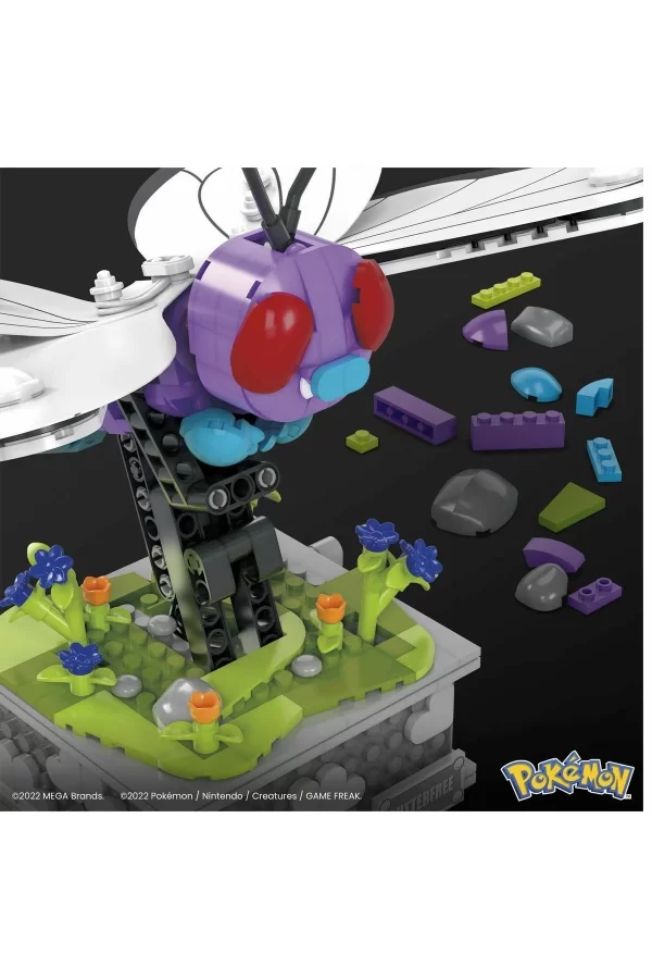 Hkt22 Mega™ Pokémon™ Motion Butterfree 582 Parça +12 Yaş
