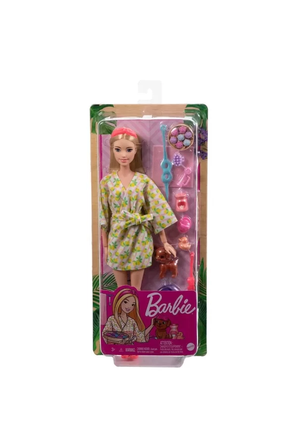Hkt90 Barbie Wellness - Spa Günü Sarışın Bebek