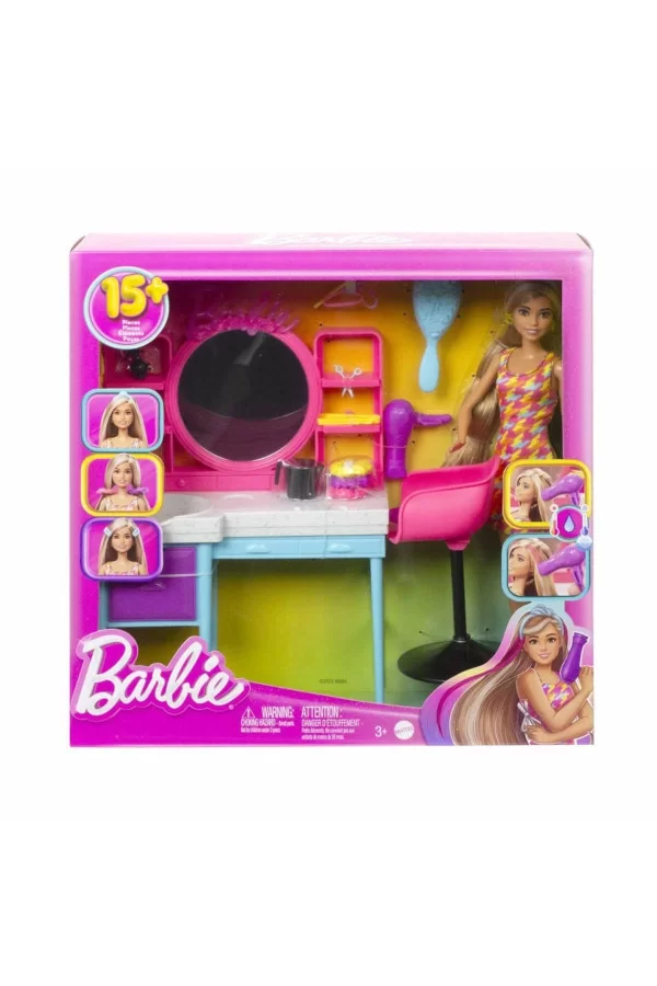 Hkv00 Barbie Muhteşem Kuaför Oyun Seti