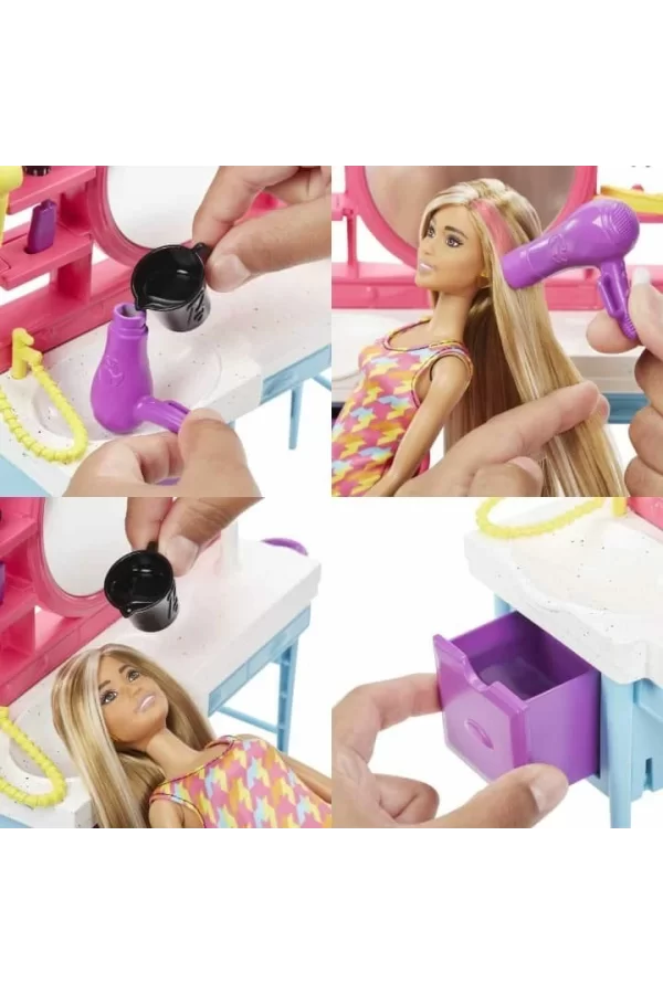 Hkv00 Barbie Muhteşem Kuaför Oyun Seti